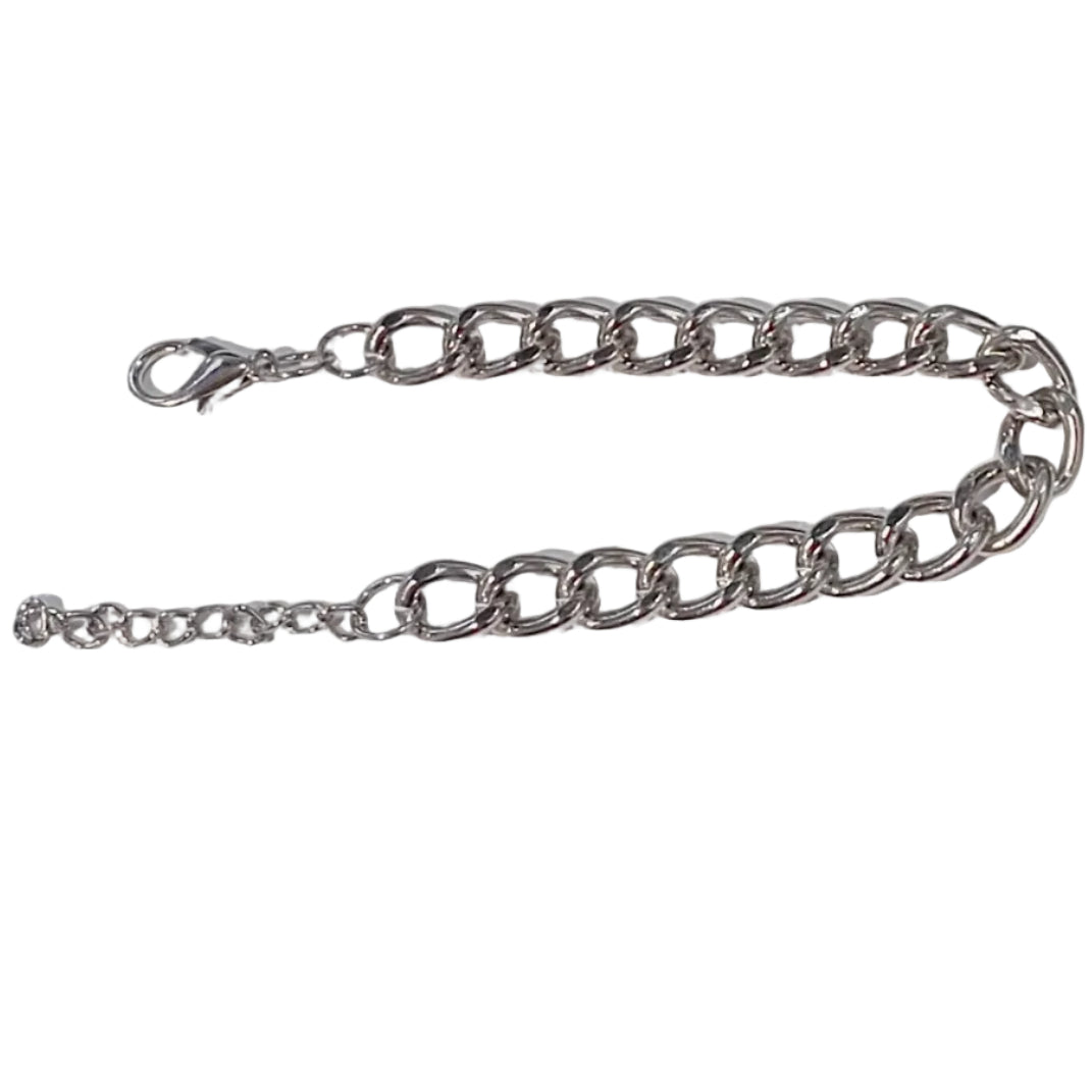 Chunky Silver Bracelet Chain