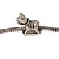 1pc Silver Rocking Horse European Bead
