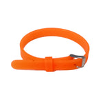 Orange Adjustable Silicone Bracelet