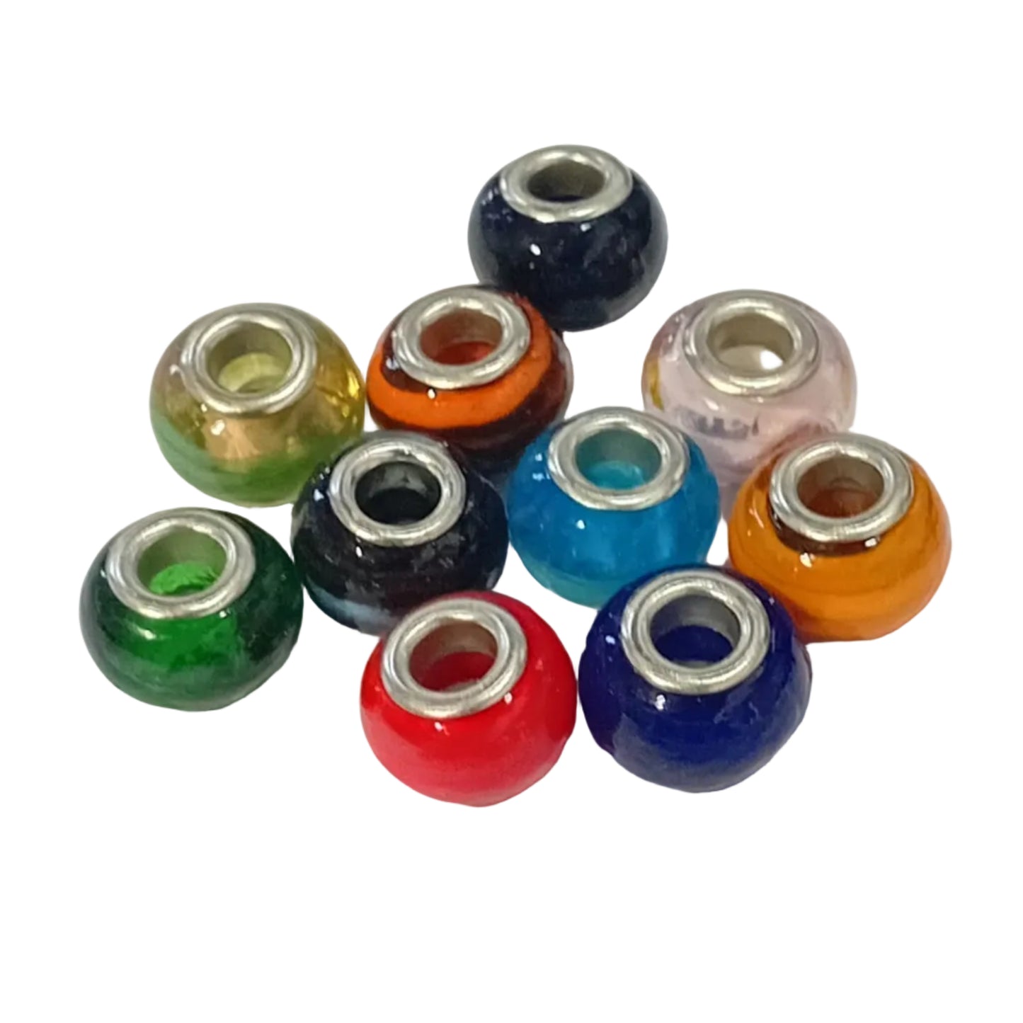 10pc Mixed European Bead Pack