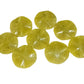 1pc 50mm Round Yellow Serpentine Gemstone Bead