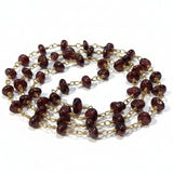 1m Natural Garnet Chain