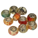 10pc Mixed Faceted European Bead Pack
