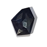 1pc TOHO Black Faceted Hexagon Glass Component