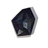 1pc TOHO Black Faceted Hexagon Glass Component