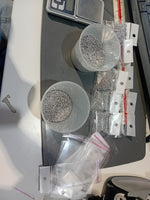 15g 2mm Silver Glass Seed Beads