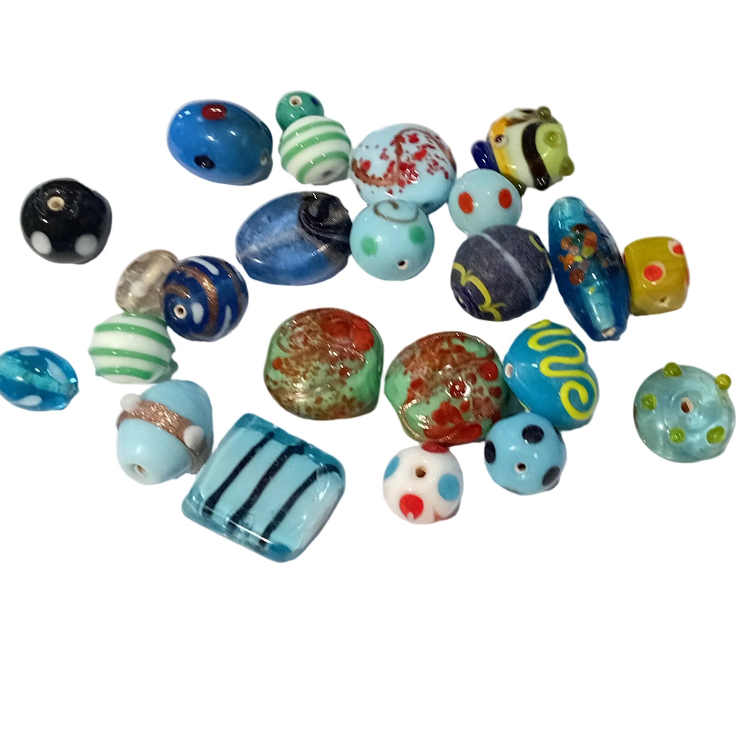 100g Under The Sea Lampwork Beads