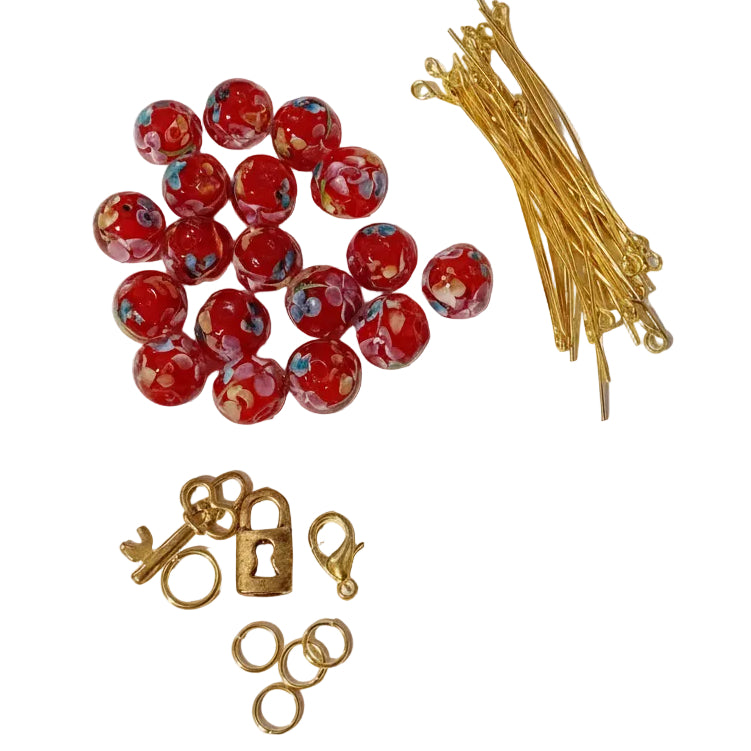 SALE! Make Your Own Red Tassel Bracelet