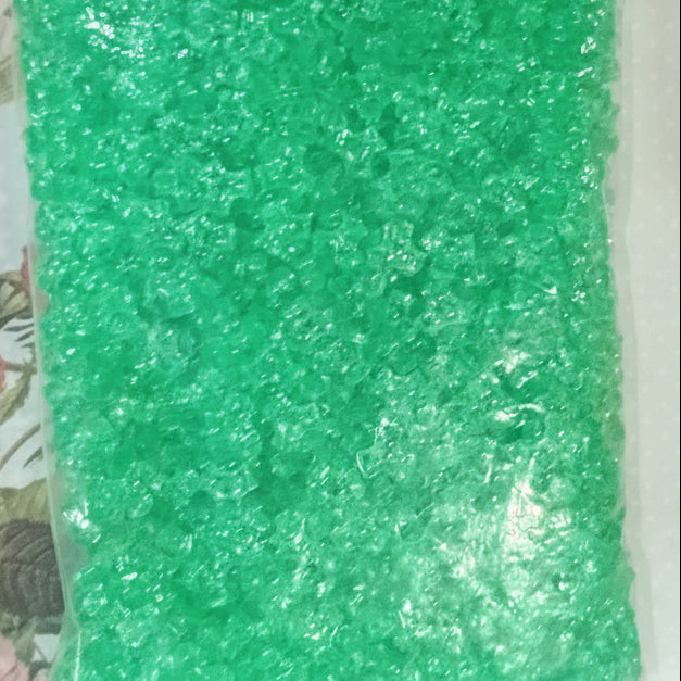 BULK SALE! Large Bag Of Green Acrylic Tri- Beads