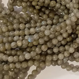 4mm Dyed  Labradorite Gemstone Beads