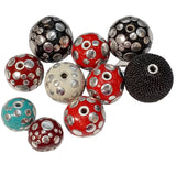 CLEARANCE! 10pc Mixed Chunky Kashmiri Beads