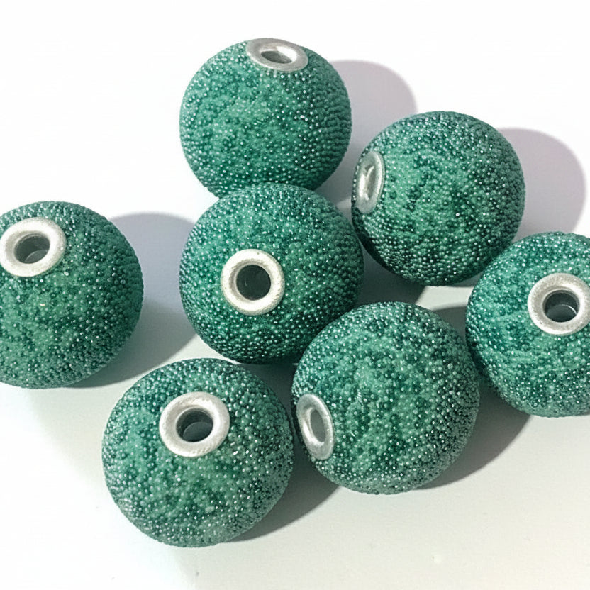 7pc Blue Kashmiri Beads