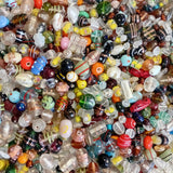 100g Small & Large Mixed Lampwork Beads