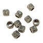 10pc Silver Spacer Beads