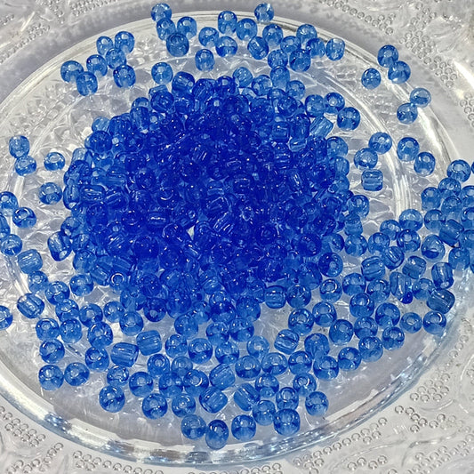 15g 8/0 3mm Blue Seed Beads
