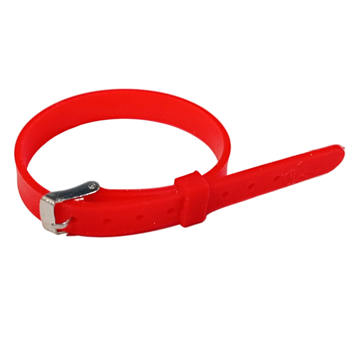 Red Adjustable Silicone Bracelet