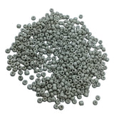 15g 11/0 3mm Matte Light Grey Seed Beads