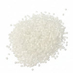 15g 2mm White Sq. Glass Seed Beads