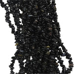 Obsidian Chip Bead Strand