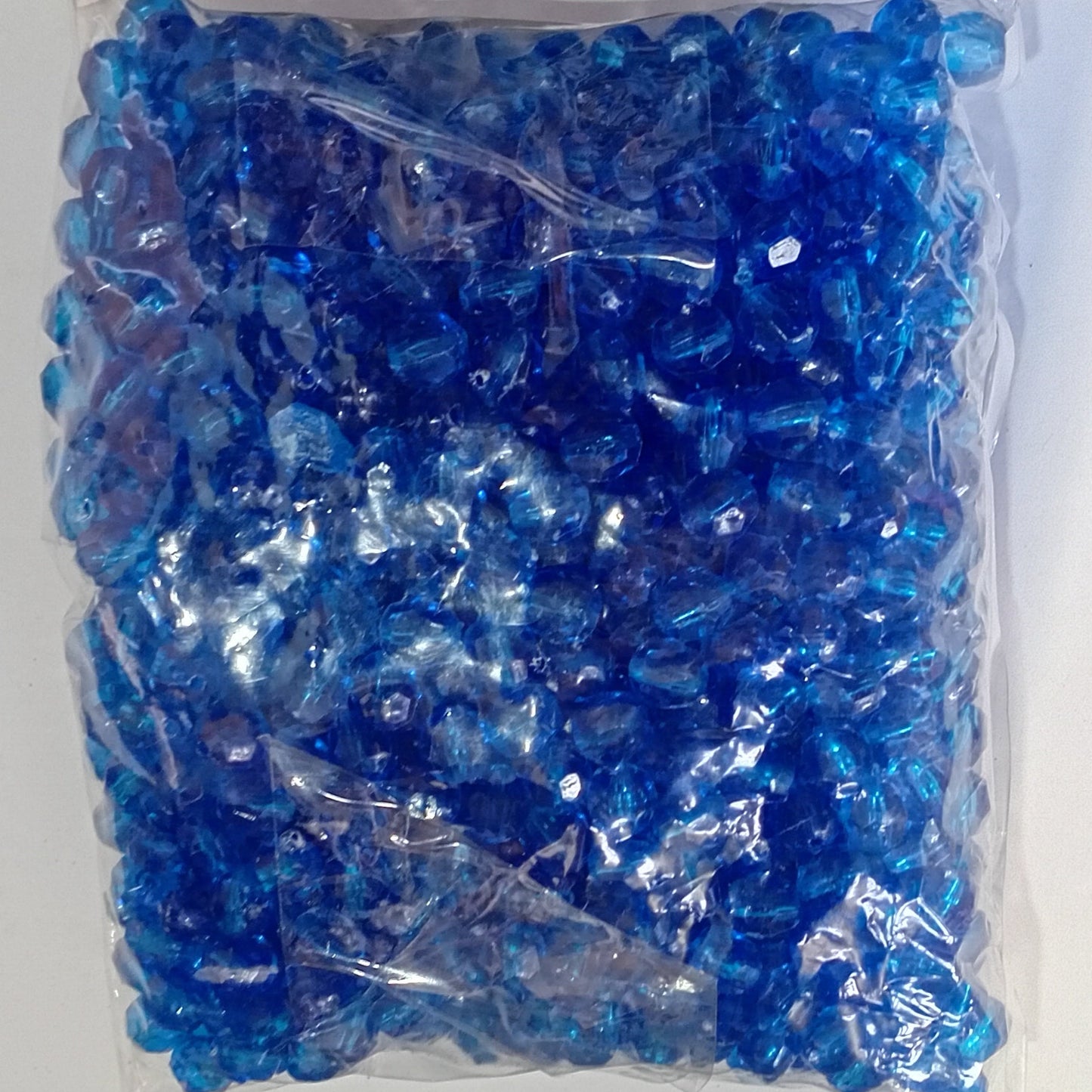 BULK SALE! 1000 Dark Blue Acrylic Faceted Beads