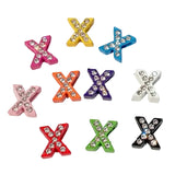 Slide Charm Letter X
