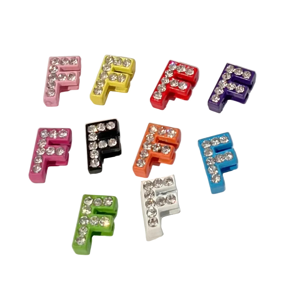 Slide Charm Letter F