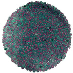 15g 2mm Aqua Lined Purple Seed Beads