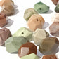 6pc Natural Faceted Gemstone Beads