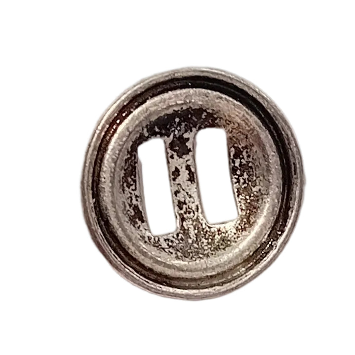 1pc Silver Round Buckle Charm