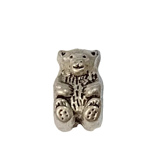 1pc Silver Bear European Bead