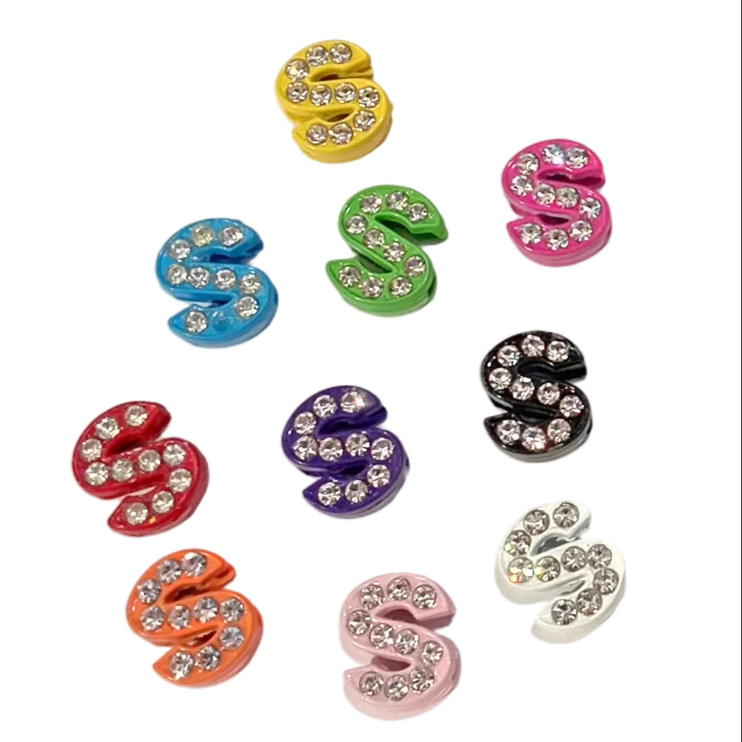 Slide Charm Letter S