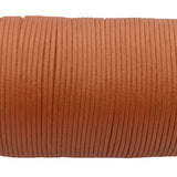 25M 0.5mm Peachy Orange Waxed Cotton Cord