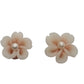 10pc Handmade Polymer Clay Pearl Flower Beads