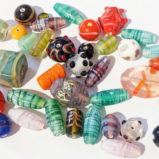 100g Lampwork Beads