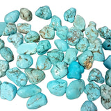 1pc Large Blue Howlite Chunky Nugget Bead