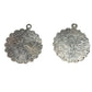 2pc Silver Cabochon Pendants