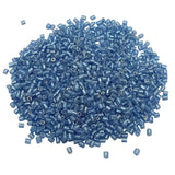 15g 11/0 2mm Light Blue Cut Seed Beads