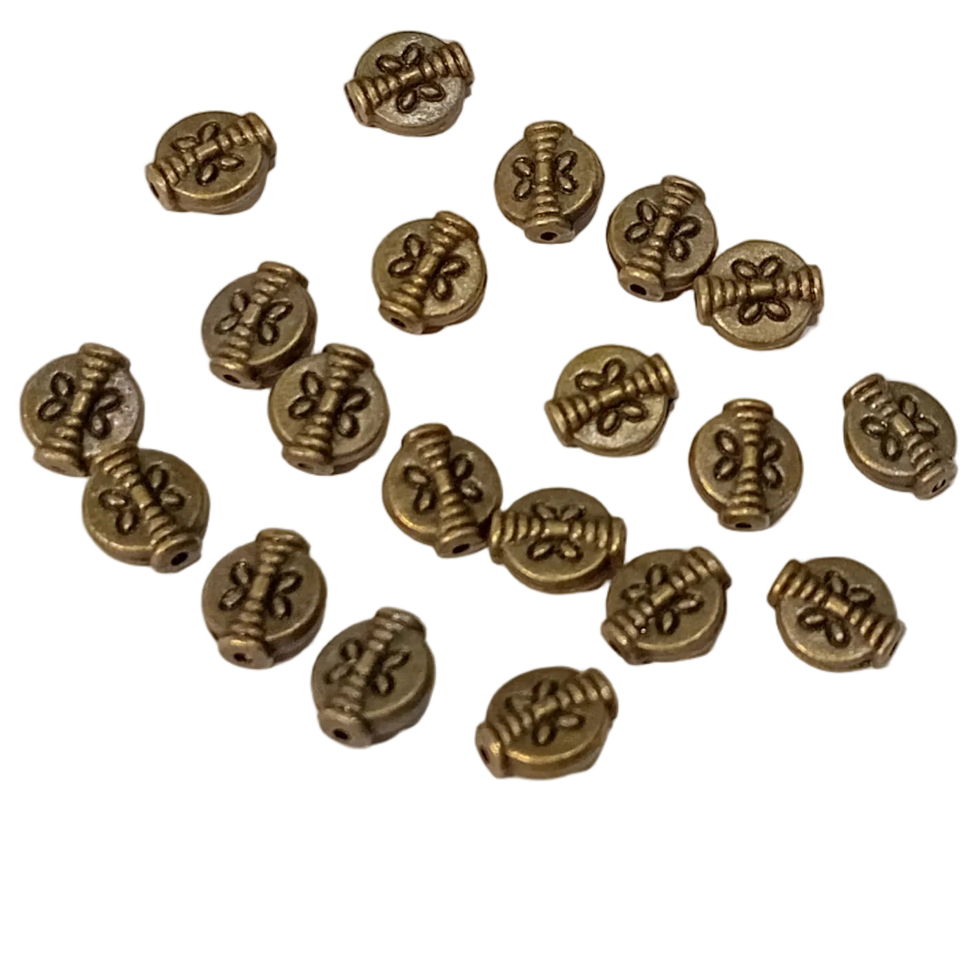 20pc Bronze Butterfly Beads
