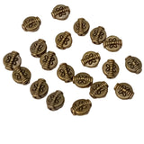 20pc Bronze Butterfly Beads
