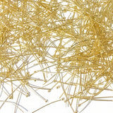 50pc 4cm Gold Ball Headpins