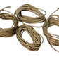 CLEARANCE 11.5 Meters Of 2mm Dark Green Precut Coiled Cotton Cord