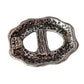 1pc Silver Oval Buckle Charm