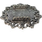 2pc Silver Cabochon Connectors