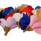 10pc Mixed Flower Tassel Pendants