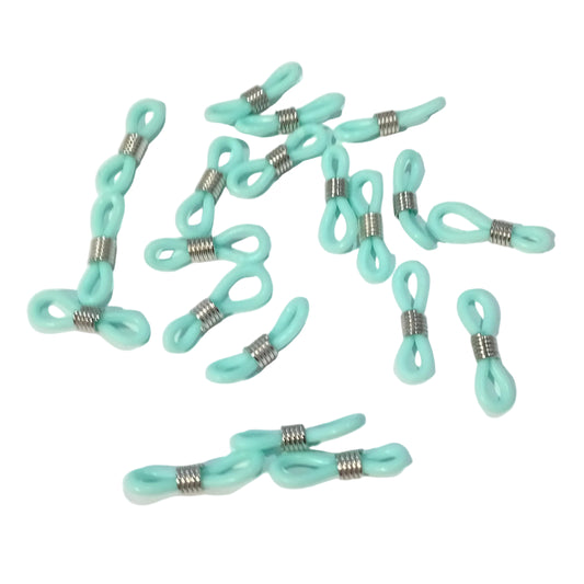 20pc Lt. Blue 20mm Eye Glass Chain Connectors