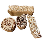 SALE! Set Of 4 Indian Block Stamps