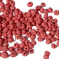 30pc 8mm Pink Rustic Handmade Clay Beads