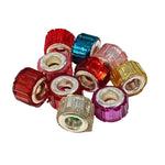 10pc Mix Of European Acrylic Beads