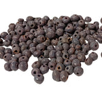 30pc 8mm Purple Rustic Handmade Clay Beads