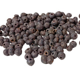 30pc 8mm Purple Rustic Handmade Clay Beads
